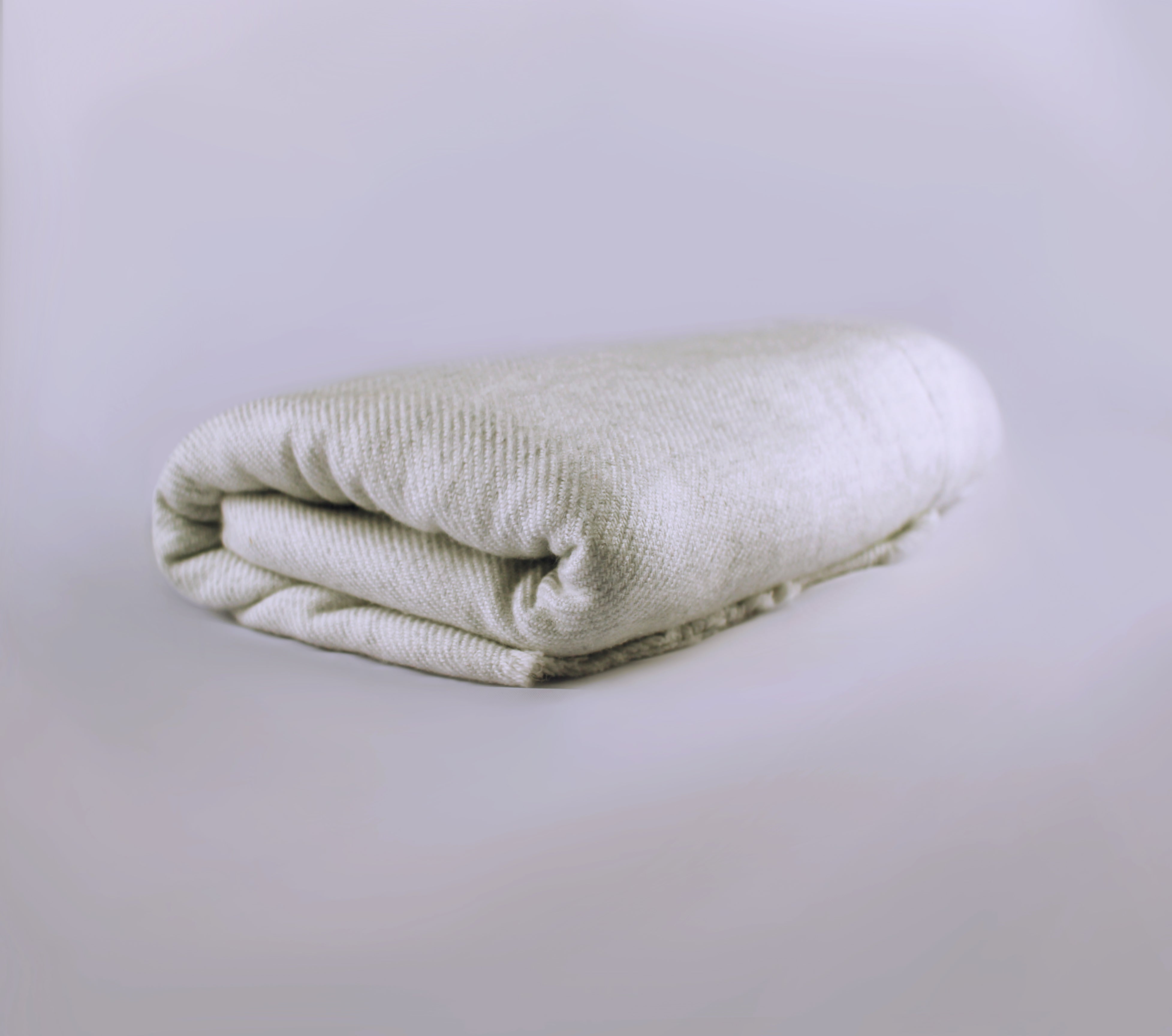 Himalayan Cashmere Throw Blanklet - Cream beige