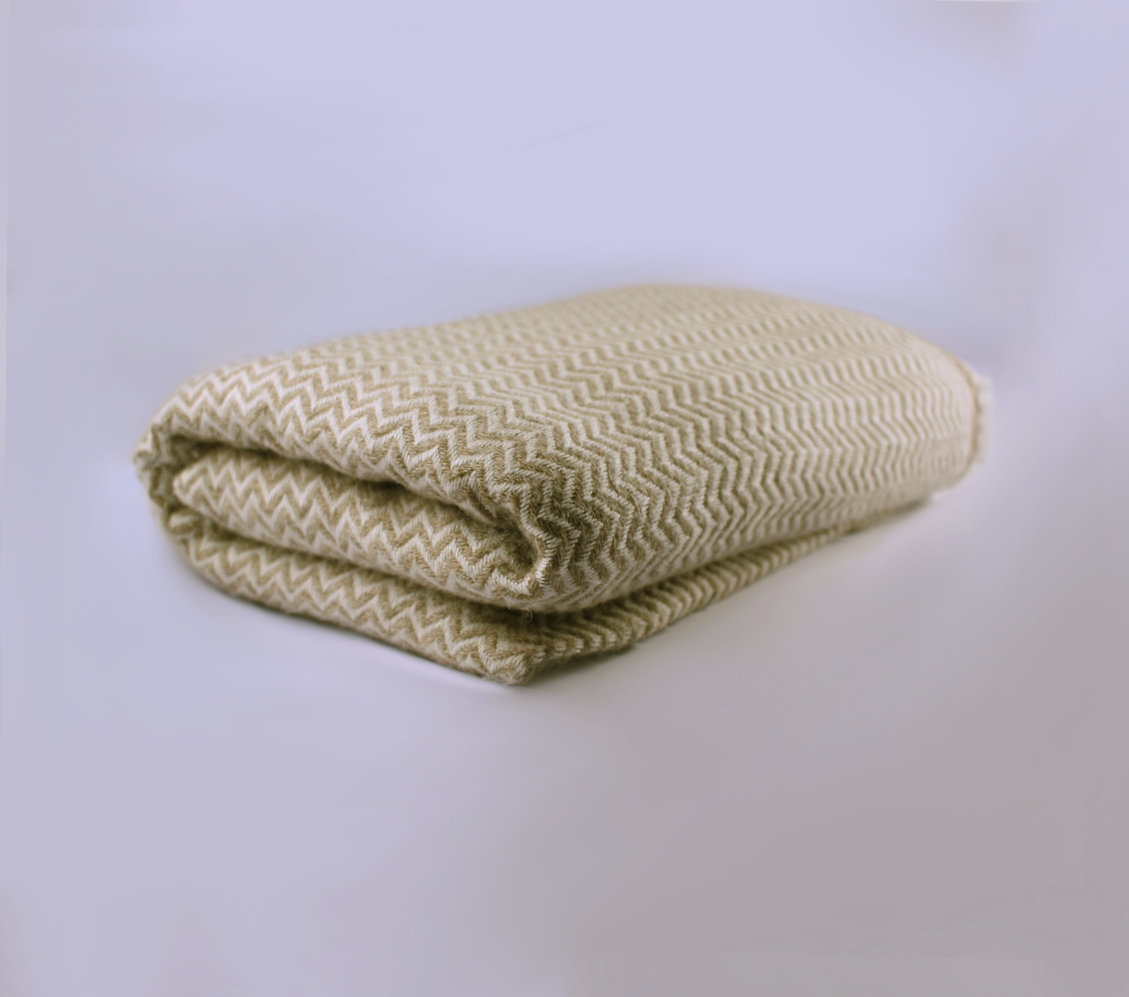 Himalayan Cashmere Throw Blanklet - Calm Yellow